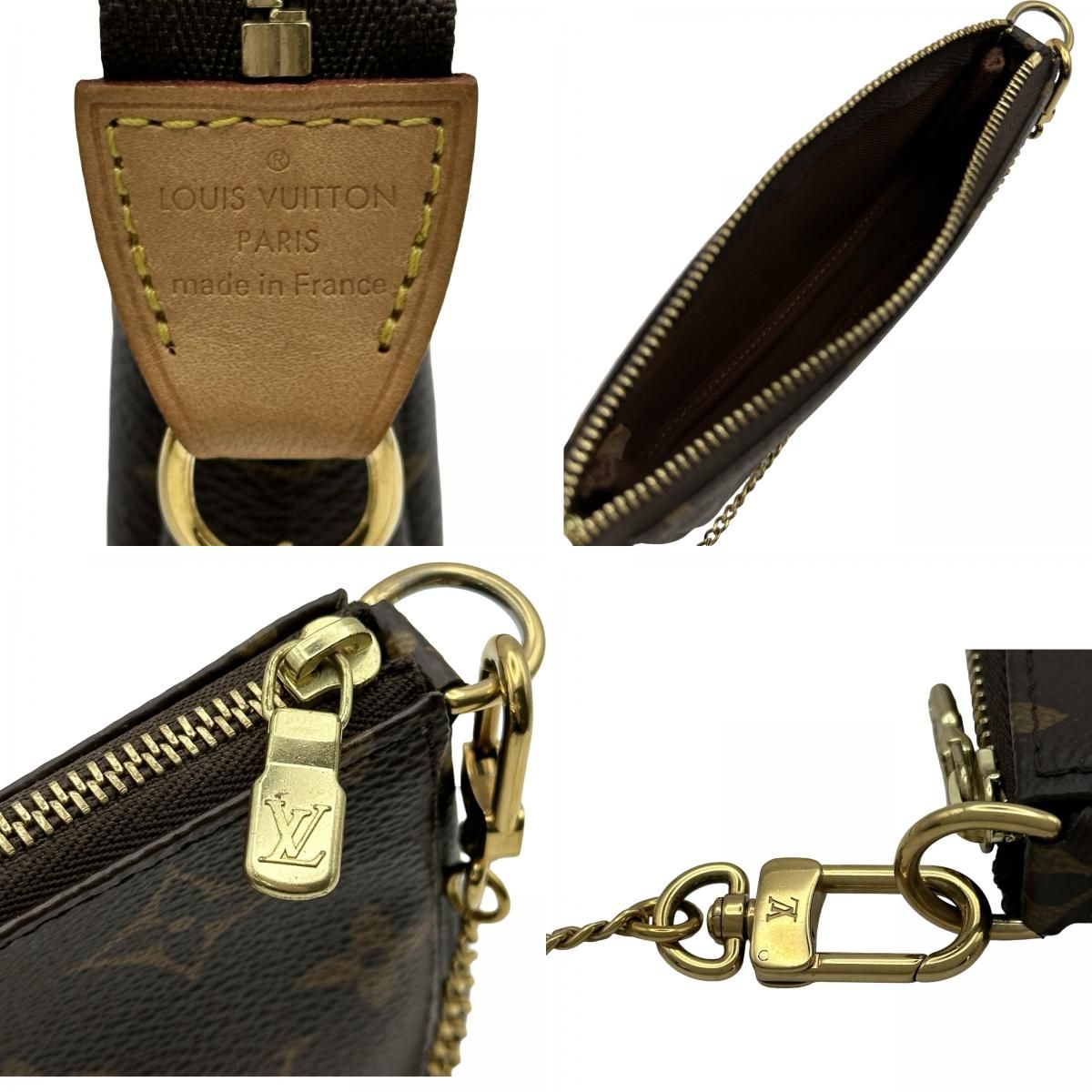 louis vuitton m58009 pouch / clutch markings and labels