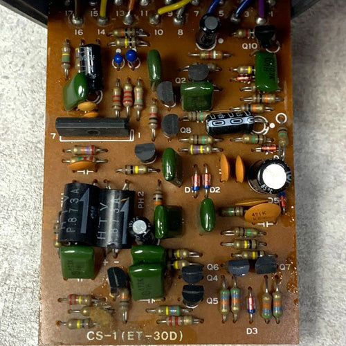 boss cs-1 guitar effector markings and labels