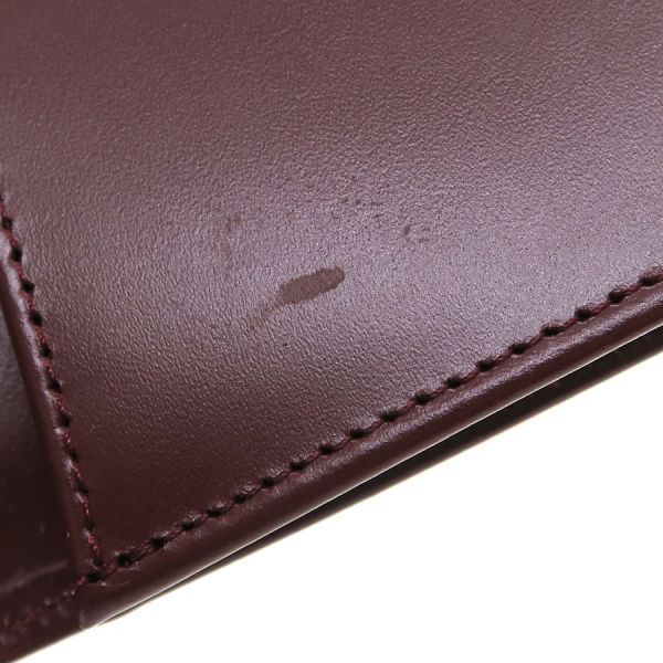 cartier coin purse rear view