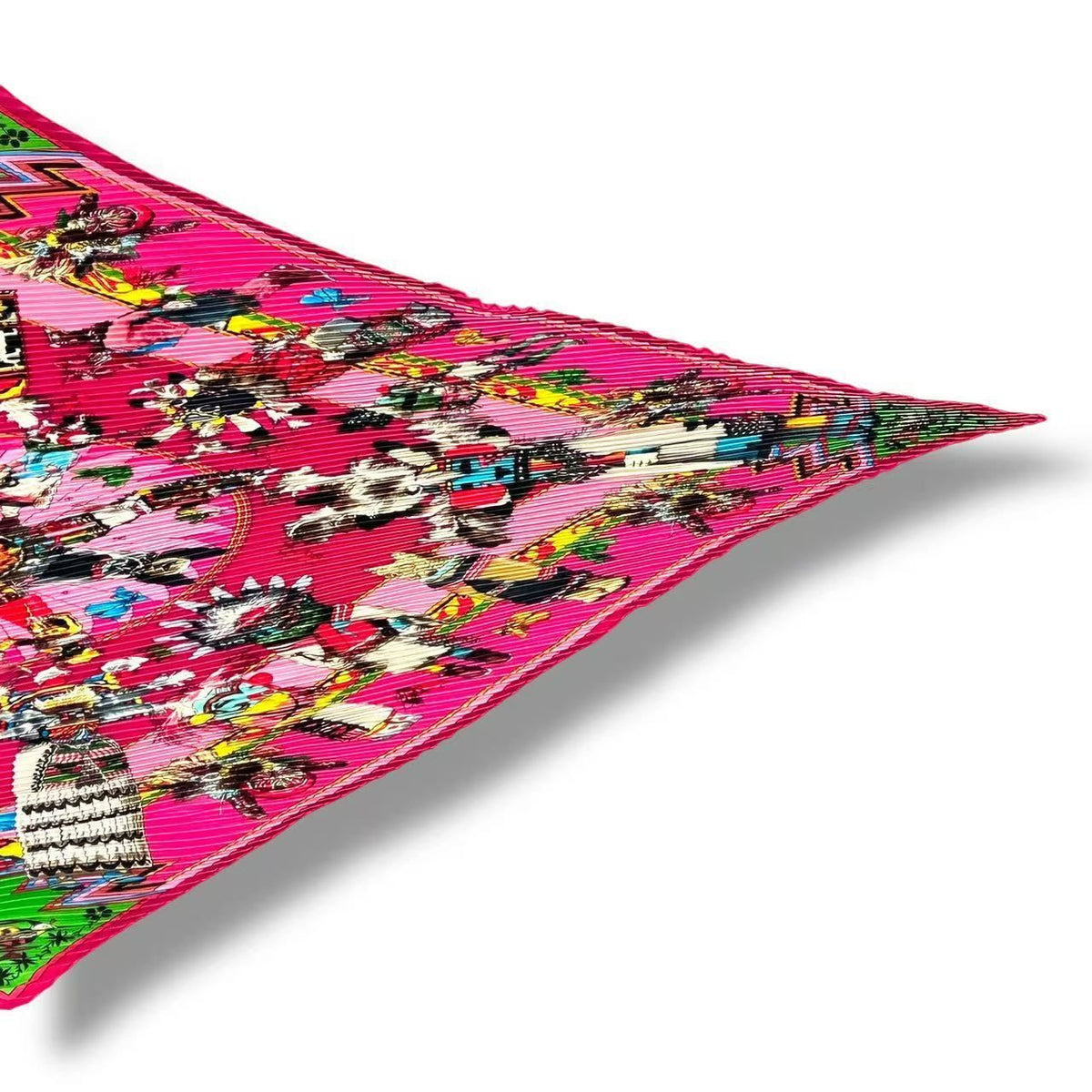 hermes pink scarf accessories included