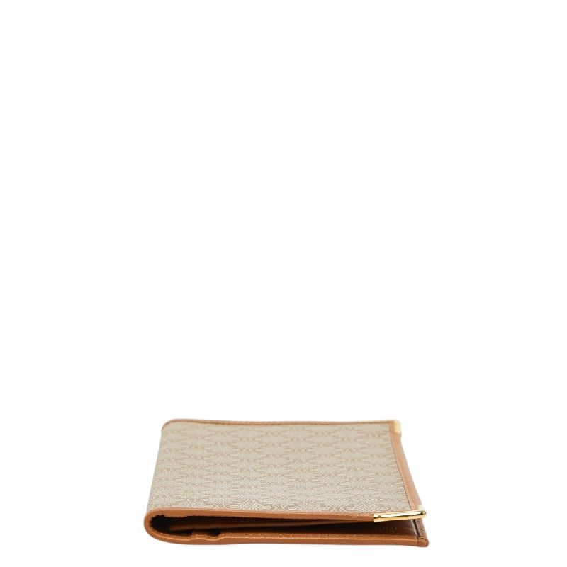 celine beige wallet rear view