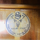 kiso w-350 acoustic guitar markings and labels