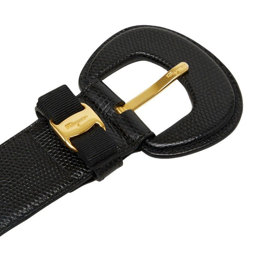 salvatore ferragamo belt side view