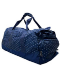 coleman navy travel bag rear view