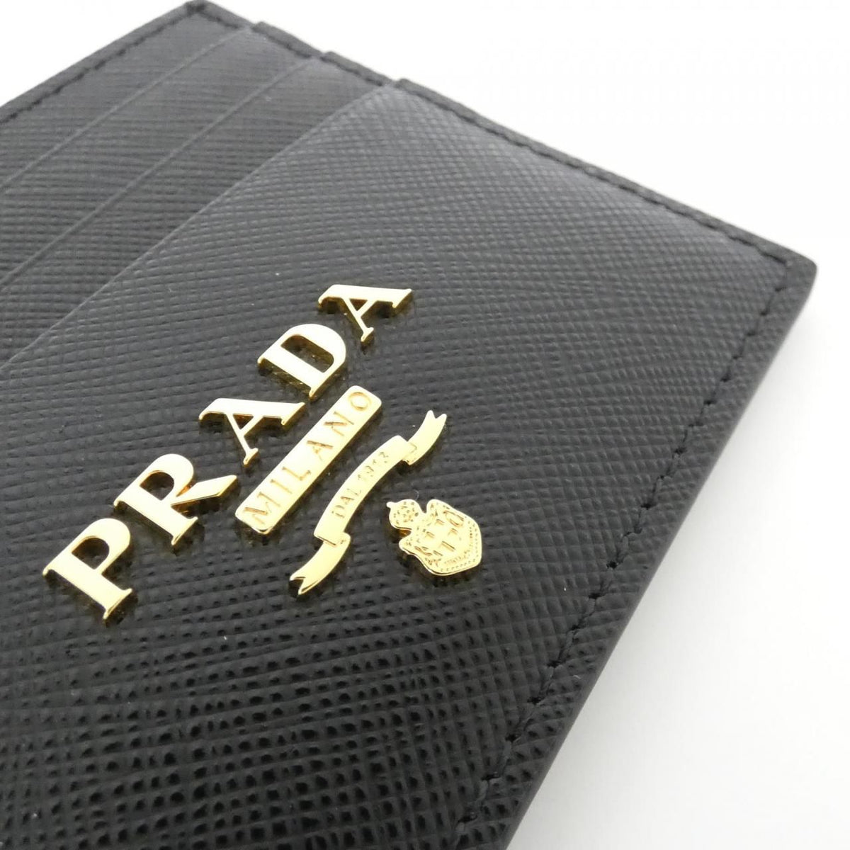 prada 1mc025 card holder rear view