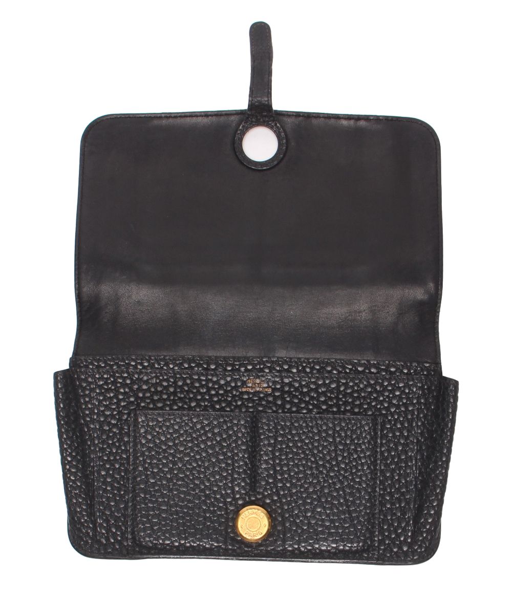 hermes wallet rear view