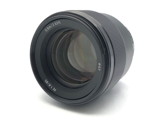 sony sel85f18 lens rear view