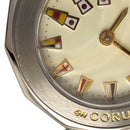 corum v-50 watch markings and labels