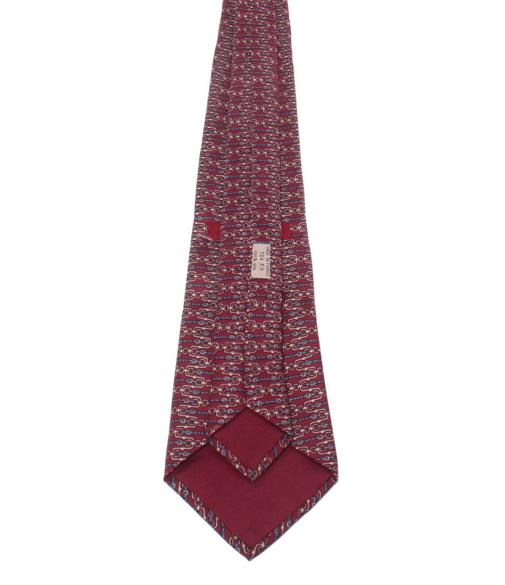 hermes necktie rear view