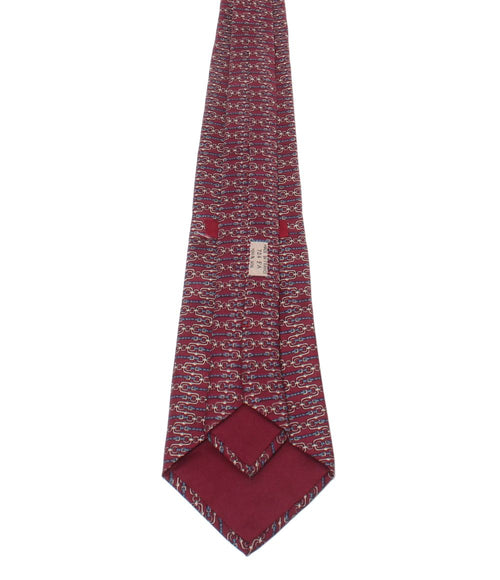 hermes necktie rear view