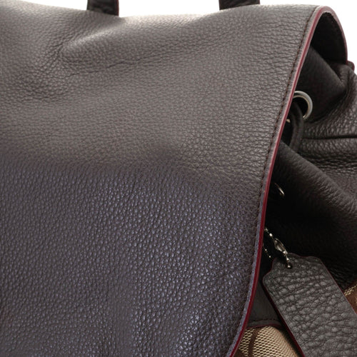 coach beige backpack condition details