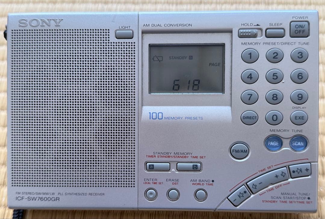 Sony ICF-SW7600GR Radio