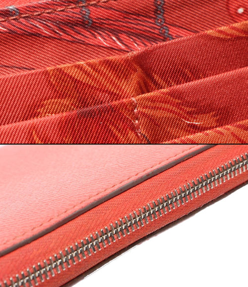 hermes orange wallet functional details