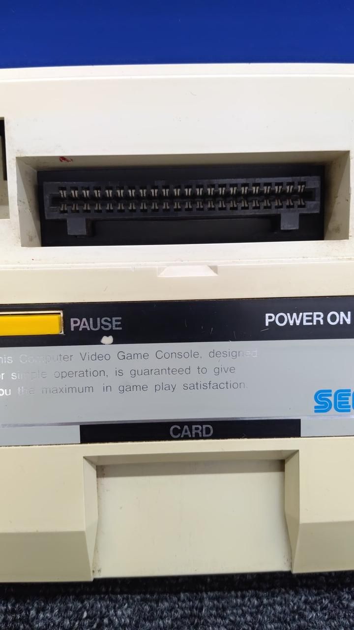 sega mark iii video game console side view