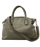 hirofu grey shoulder bag