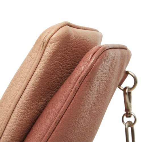 miu miu pink shoulder bag side view