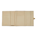 louis vuitton m81071 cream wallet interior details