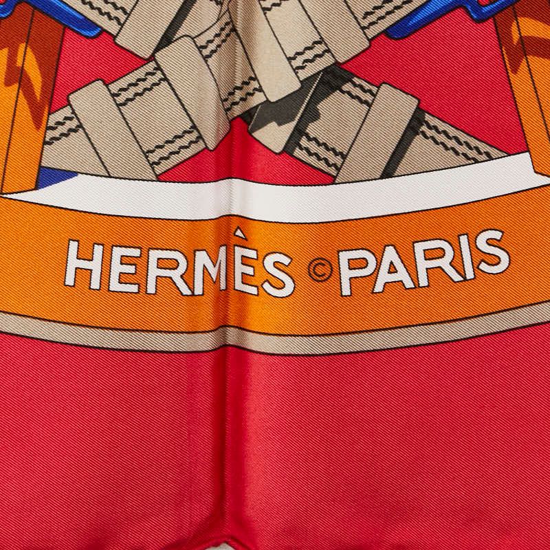 hermes scarf rear view