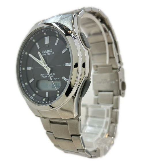 casio wva-m600 watch front view