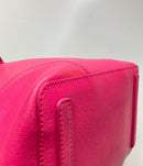 furla pink shoulder bag interior details
