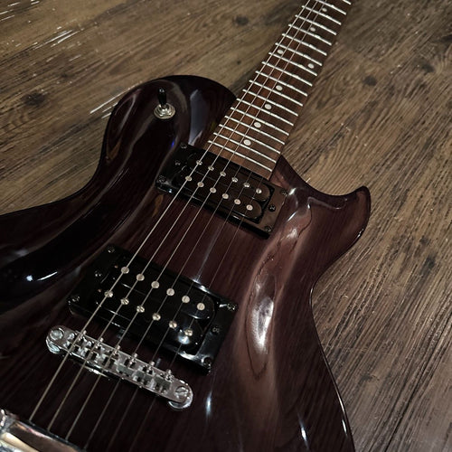 aria pe-40 electric guitar rear view