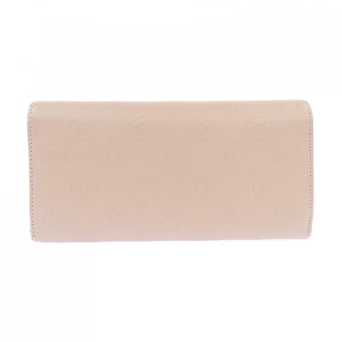 mary quant pink wallet front view