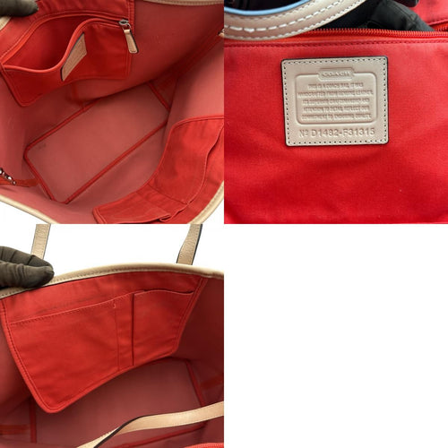 coach f31315 tote bag markings and labels
