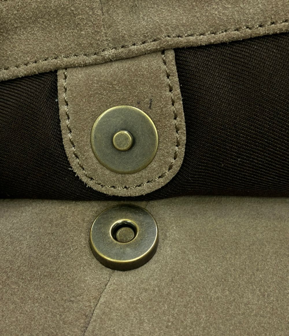 ungrid beige shoulder bag interior details