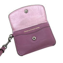 coach card holder front view