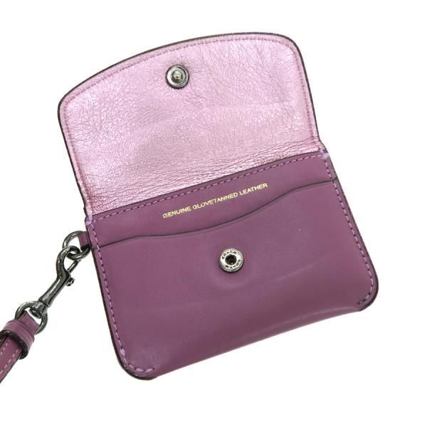 coach card holder front view