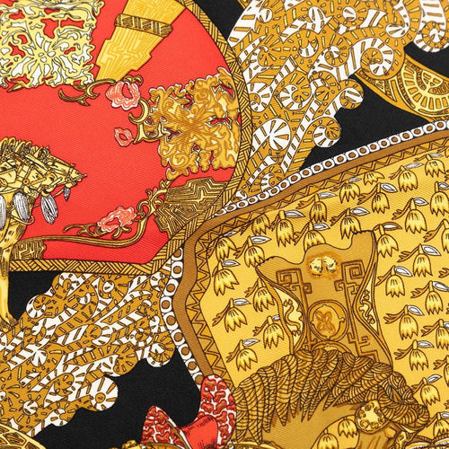 hermes scarf side view