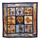 hermes navy scarf