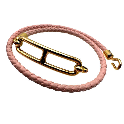 hermes pink bracelet accessories included