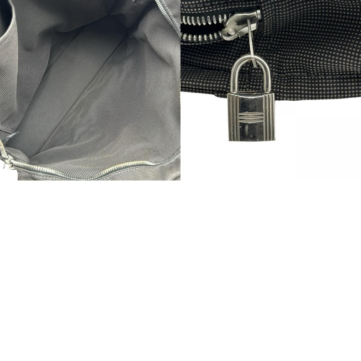 hermes grey tote bag markings and labels