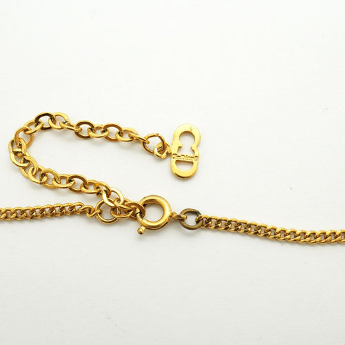 christian dior necklace side view