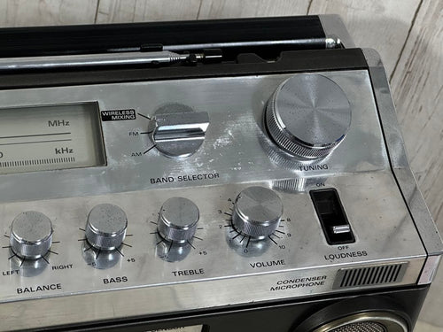 hitachi trk-8180 boombox markings and labels