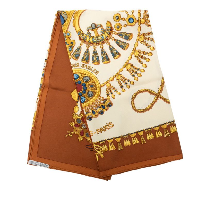 hermes scarf rear view
