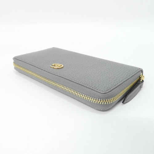 gucci gray / grey wallet rear view