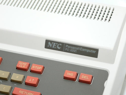 nec pc-6001 vintage computer side view