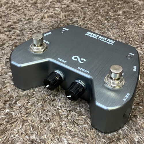 grey guitar effector side view