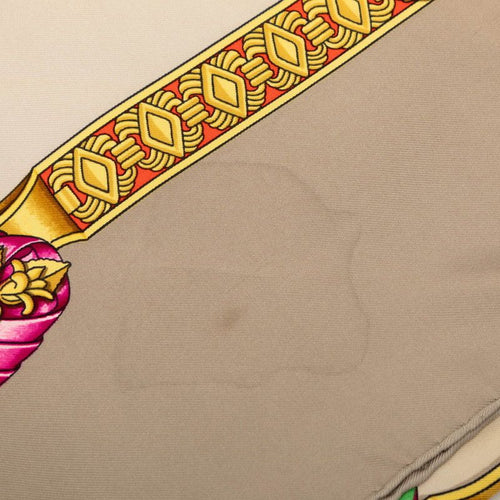 hermes grey scarf accessories included