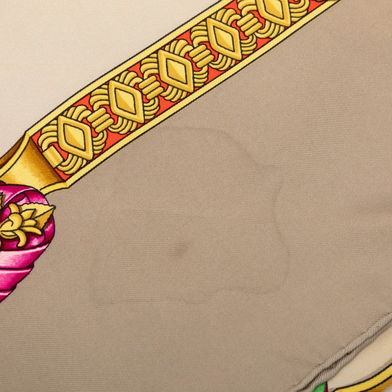 hermes grey scarf accessories included