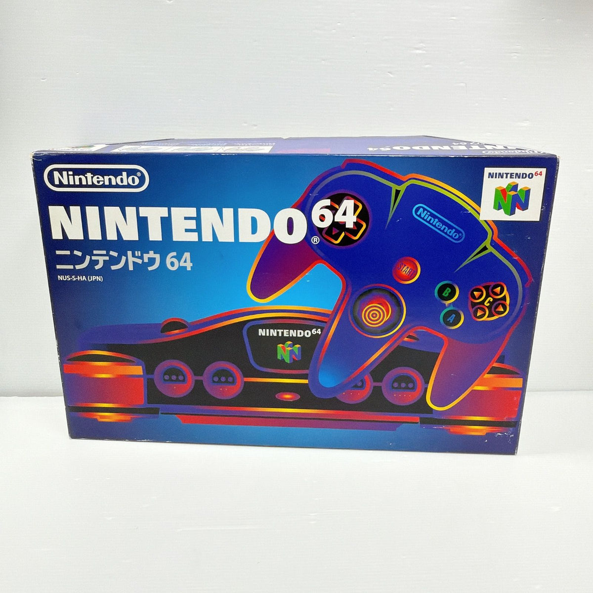 nintendo nus-001 video game console markings and labels