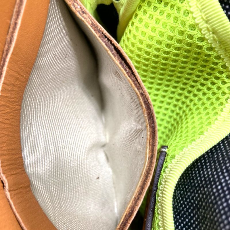 loewe grey shoulder bag functional details