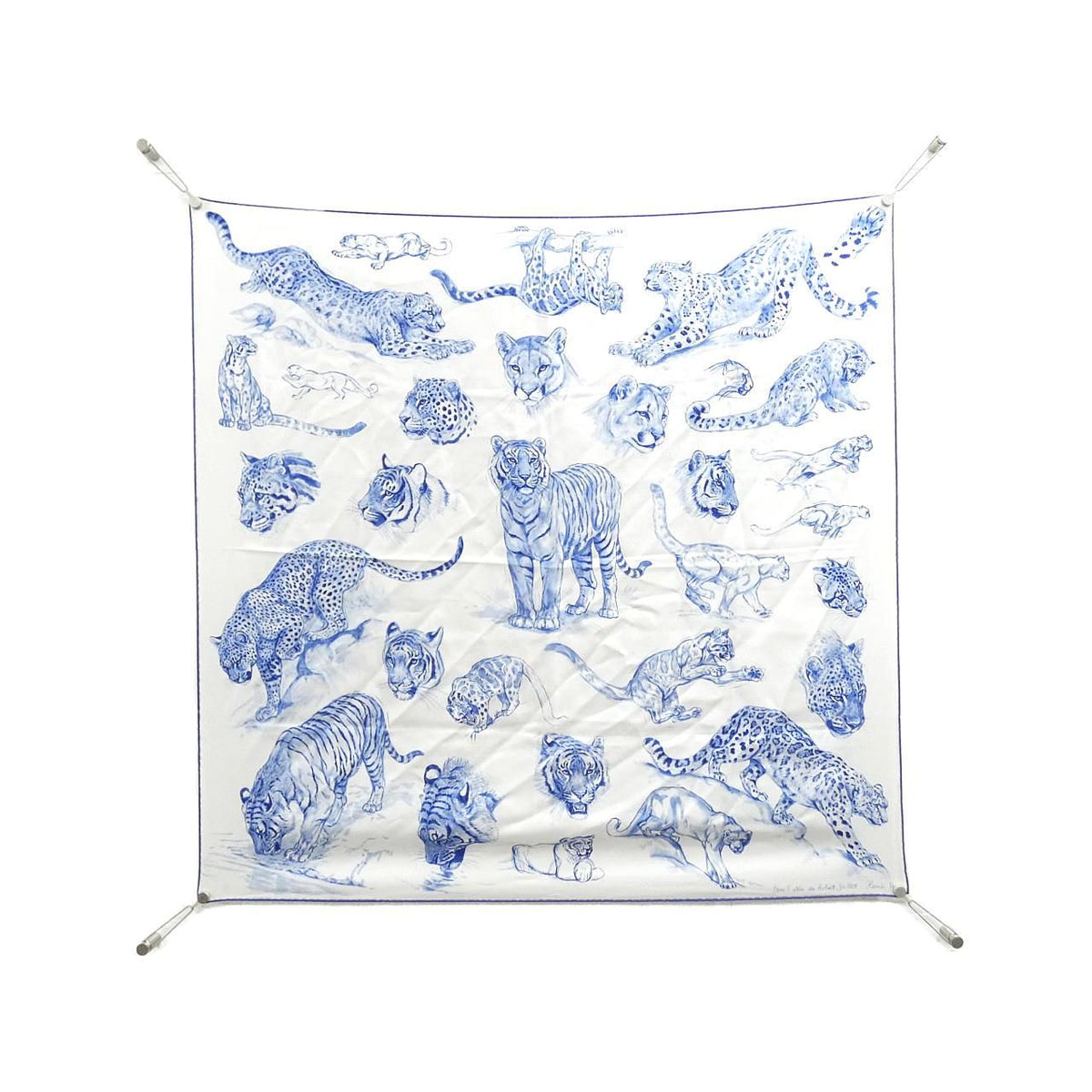 Hermes Scarf – White