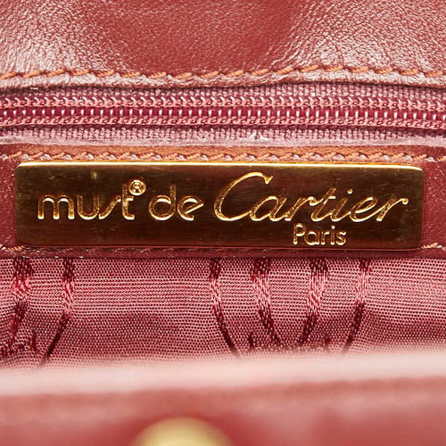 cartier shoulder bag markings and labels