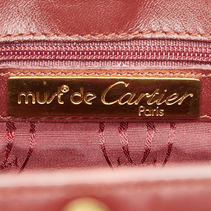 cartier shoulder bag markings and labels