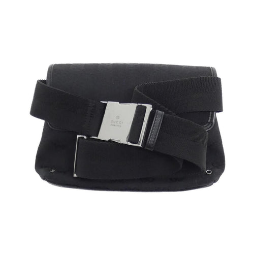 gucci black shoulder bag front view