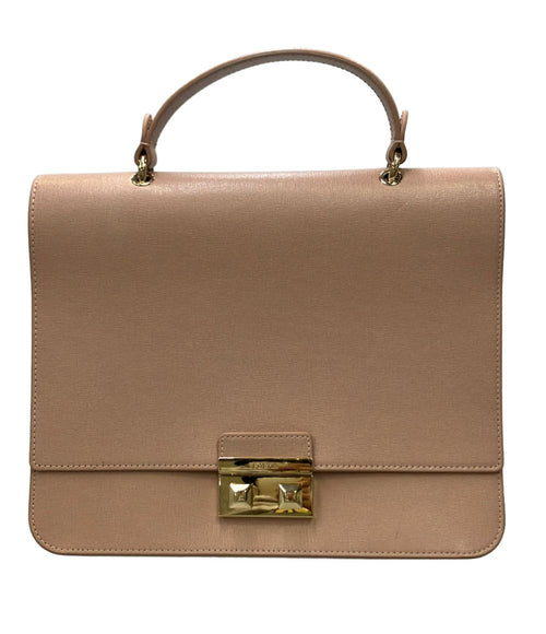furla pink handbag