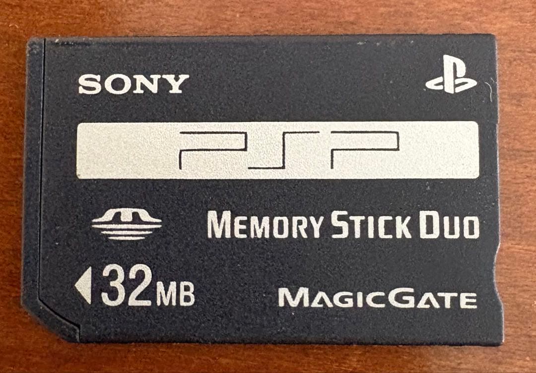 sony psp-1000 handheld console markings and labels